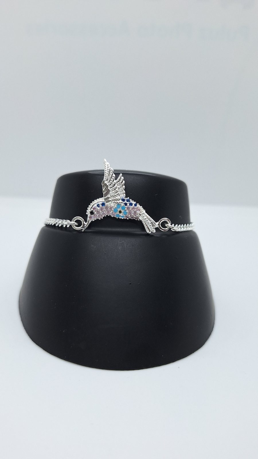 Pulsera colibri piedras colores