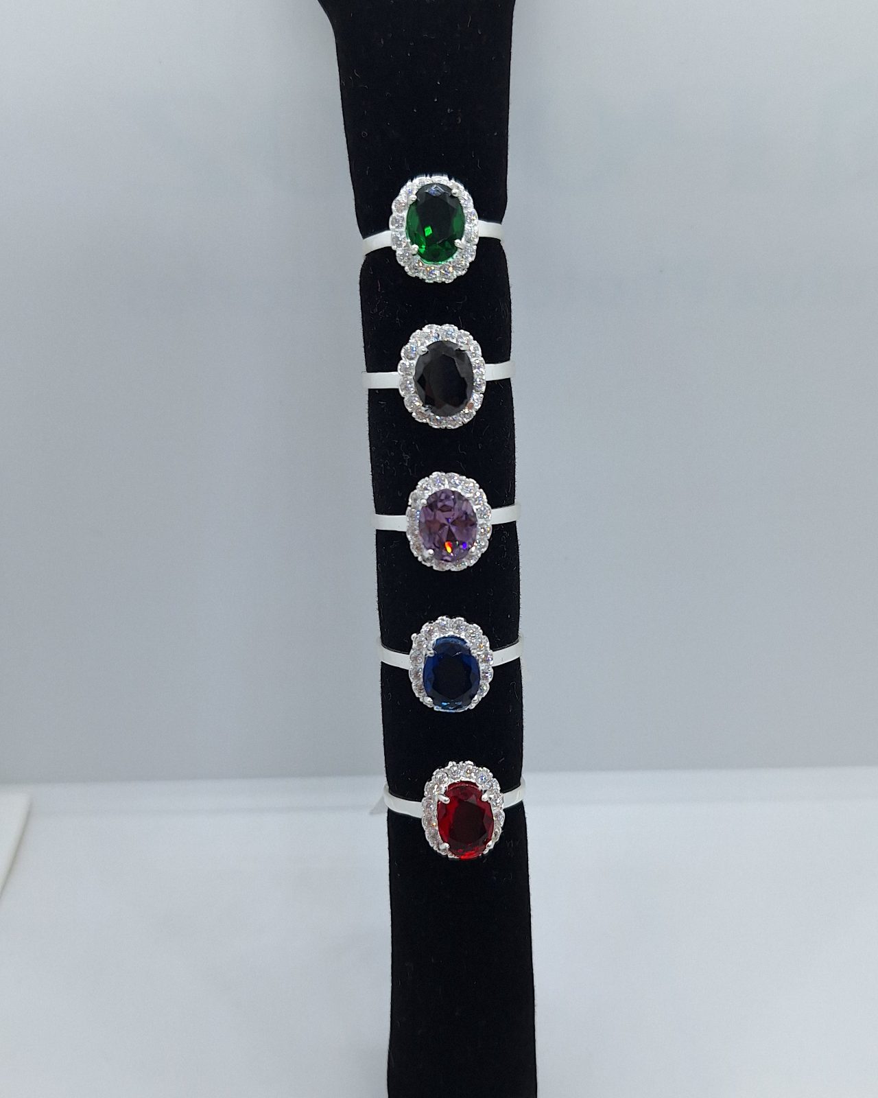 Anillo piedra ovalada