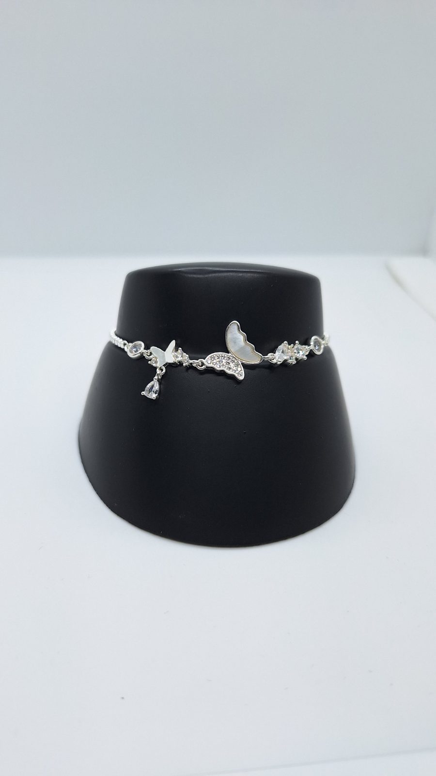 Pulsera mariposa piedras